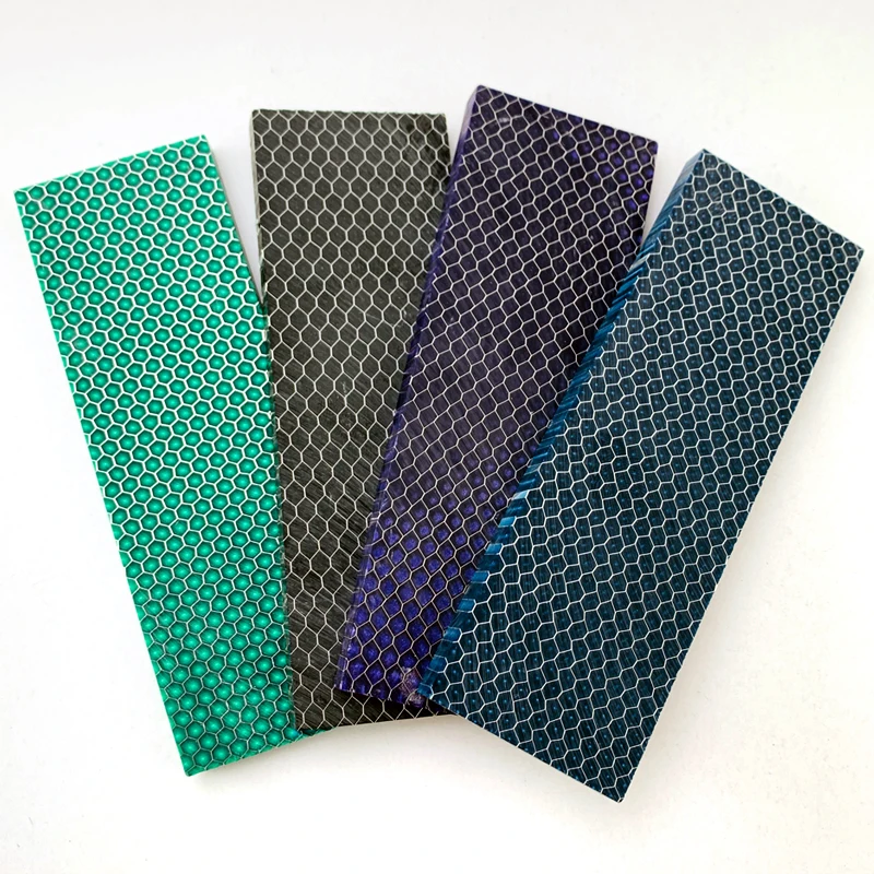 Ручка для ножа C Tek материал сделай сам пластина из смолы змеиная зернистая