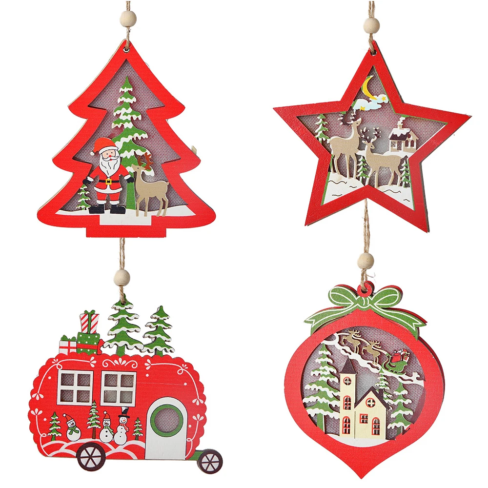 Креативный светодиодный светильник подвесная подвеска на рождественскую елку