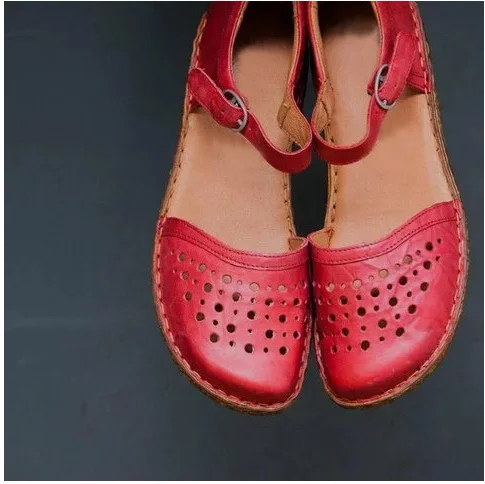 Женские босоножки с квадратным носком BLXQPYT открытые на плоской подошве ремешком