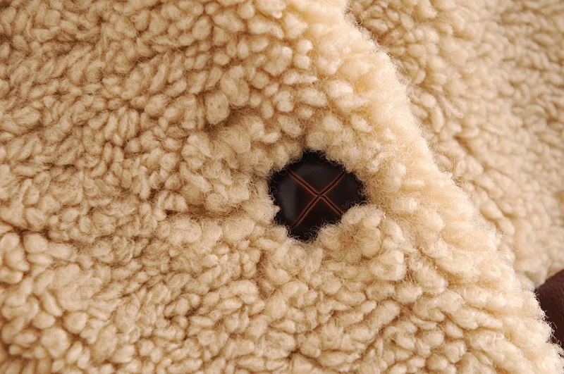 

Q8899-European American Women's Clothing 2020 Autumn Winter New Lapel Double Pocket Stitching Berber Fleece Coat High Fashion
