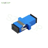 10 100 pcs sc simplex fiber optic adapter fiber connector sc sm flange singlemode simplex sc sc upc connector adapter