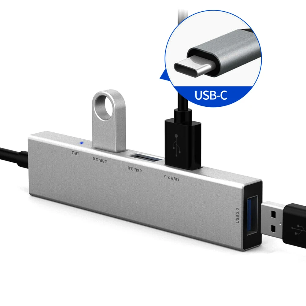 Портативный 3 1 Type-C к USB 0 несколько 4 портов Конвертер кабель концентратор адаптер