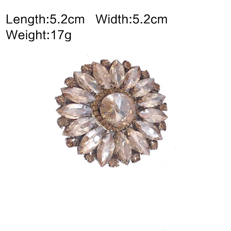 DIY Стразы подсолнухи Свадебная обувь аксессуары для высоких каблуков сандалии