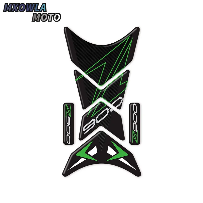 

Motorcycle Accessories 3D Real Tank Pad Gas for Z900 2017 Z 900 17 Grip Fuel Sticker Moto Decal Emblem Protector