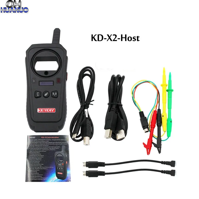 KEYDIY KD-X2 Remote Maker Unlocker и генератор-клонирование транспондера с транспондером 96 бит 48
