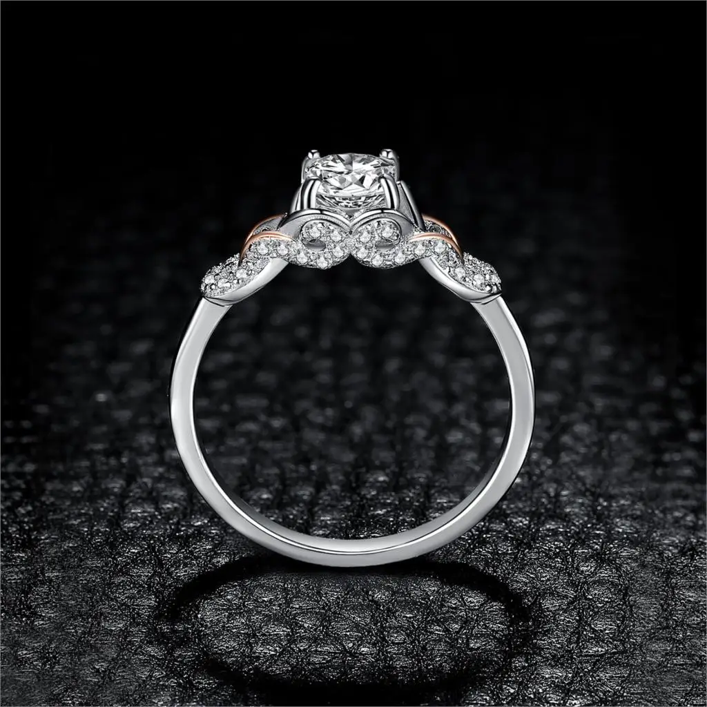 Женское Обручальное Кольцо JewelPalace кольцо из стерлингового серебра 925 пробы с