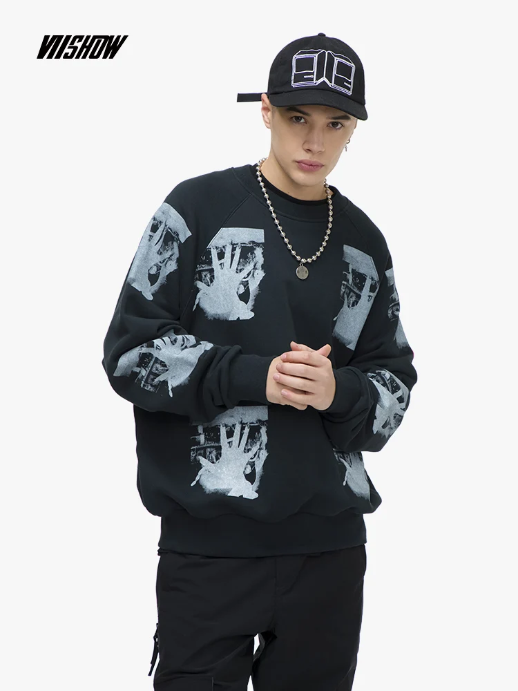 VIISHOW уличная Мужская толстовка брендовый пуловер Sudaderas Para Hombre 2019 толстовки с