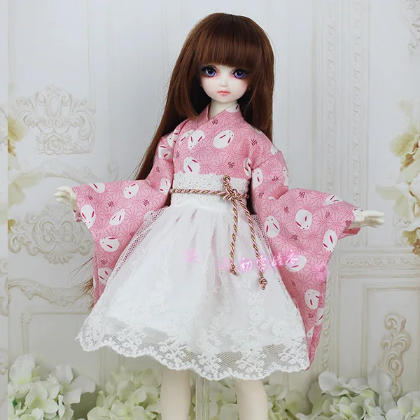 1/6 1/4 1/3 BJD аксессуары Кукла Одежда японское кимоно юката+ юбка для BJD/SD, не включает в себя куклы, обувь, парик и другие E2495