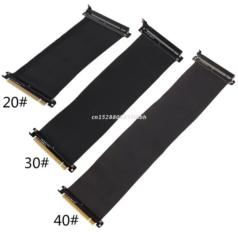 

Full Speed 3.0 PCI 16x Riser Cable Graphics Card Extension for GPU with Antijam
