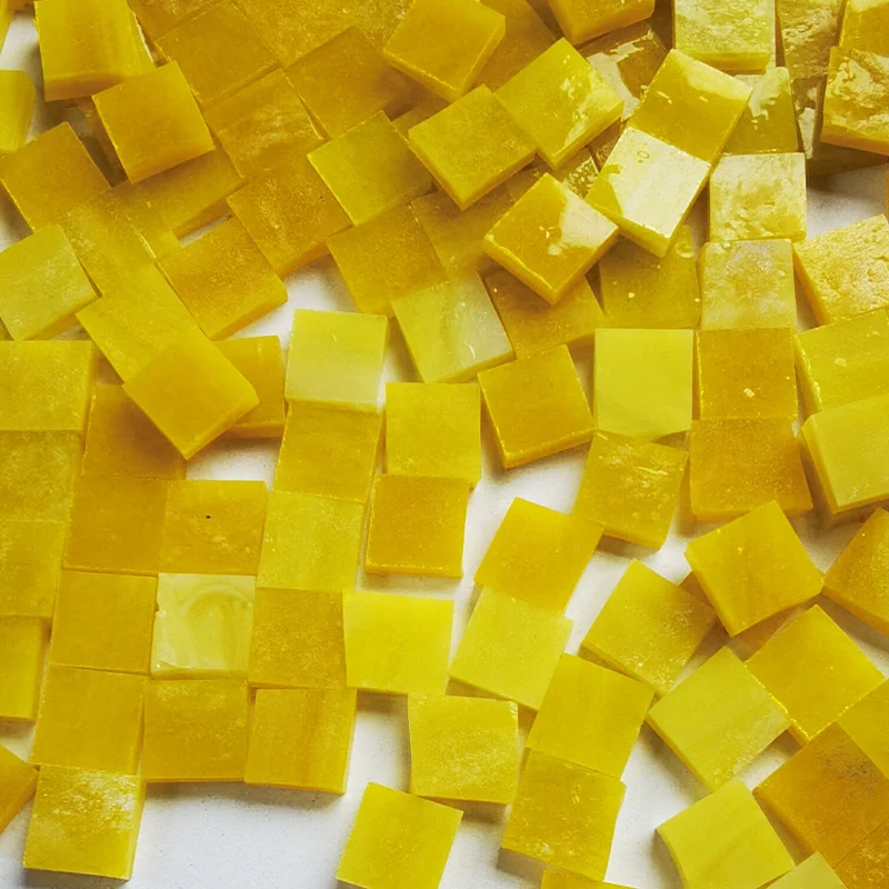 50 г квадратная прозрачная стеклянная мозаичная плитка для DIY настольной лампы
