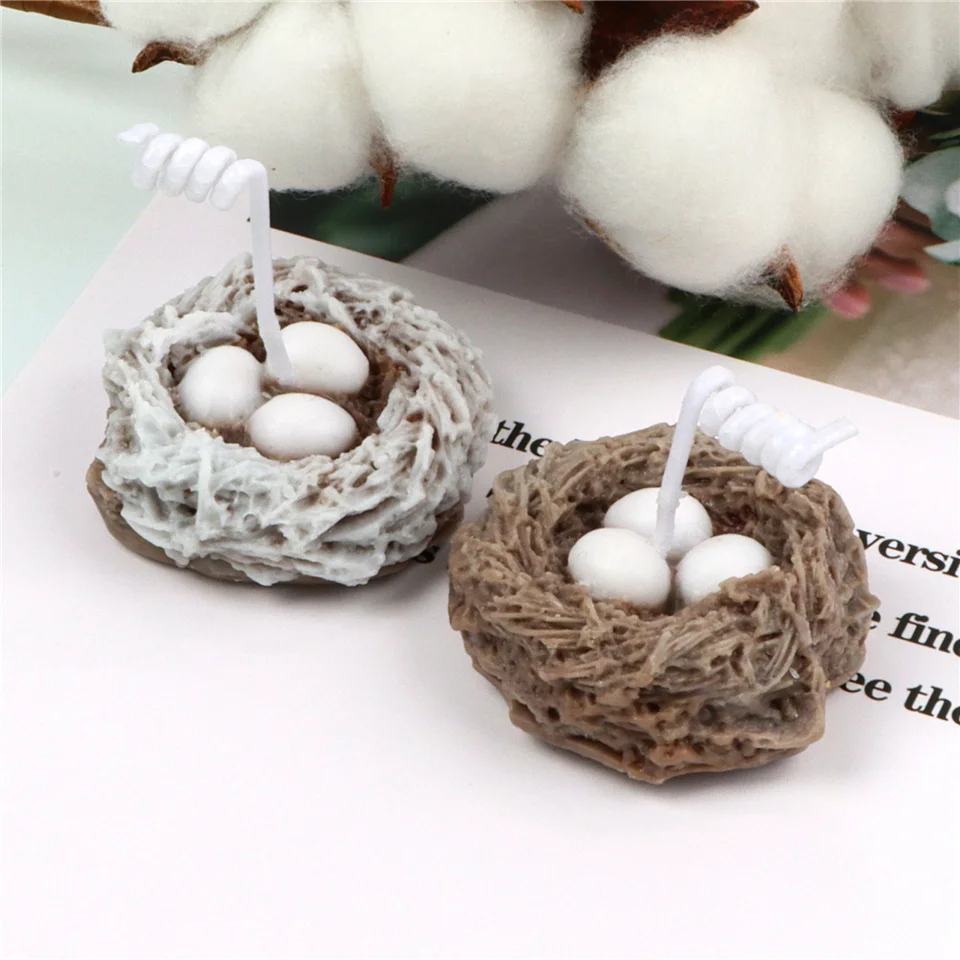 Силиконовая форма для свечи в виде птичьего гнезда домашние Ароматические