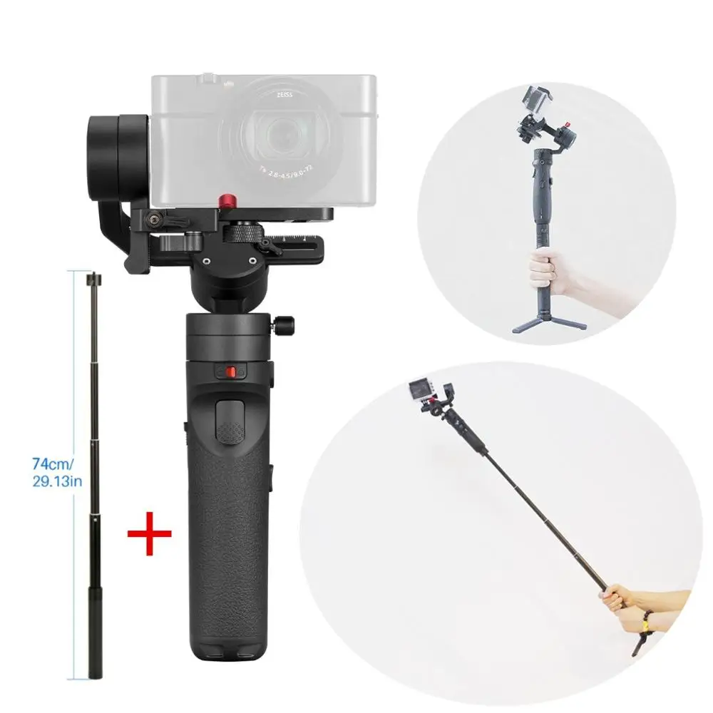 Zhiyun Crane-M2 кран M2 3-осевой ручной шарнирный стабилизатор для камеры GoPro Портативный все в одном Для беззеркальных камер смартфонов экшн-камер - Цвет: M2 Extension Pole