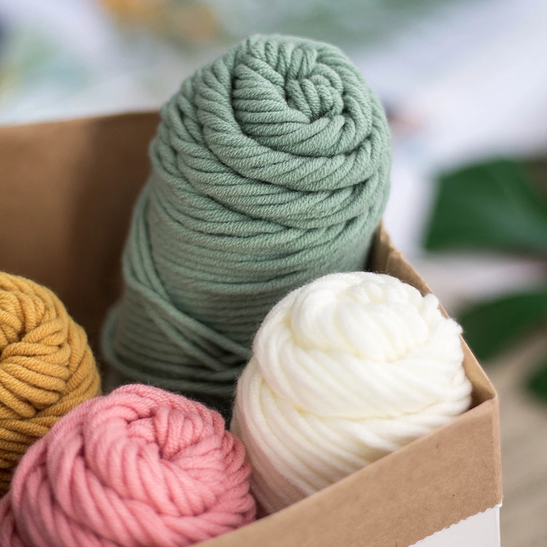 Набор вязаных шерстяных ковриков для рукоделия шерстяная вышивка с иглой 25x30 см