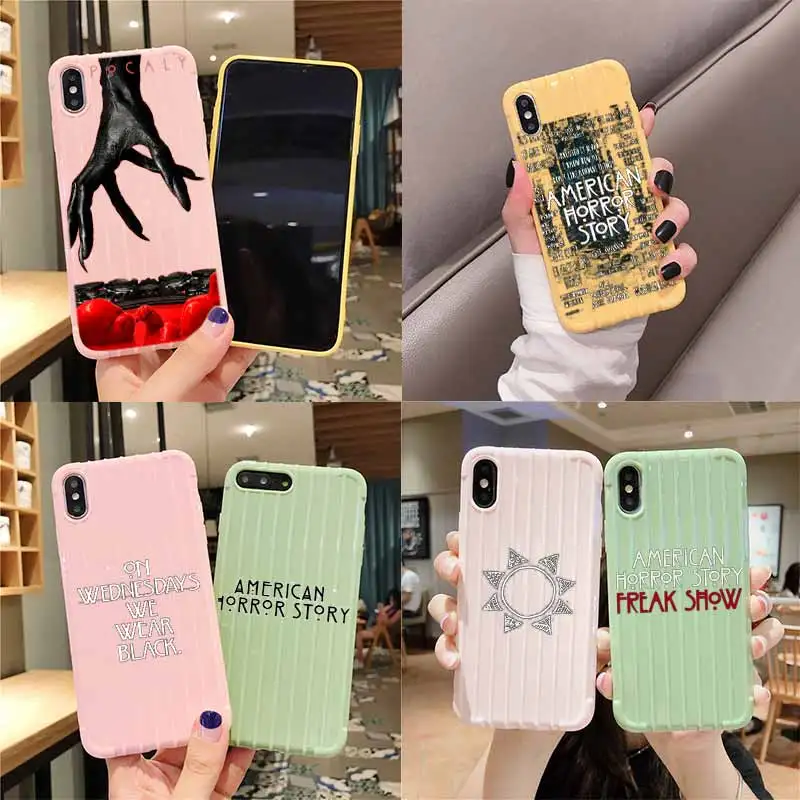 ТВ Американская история ужасов на колесиках чемодан чехол для телефона iPhone 11 Pro Max