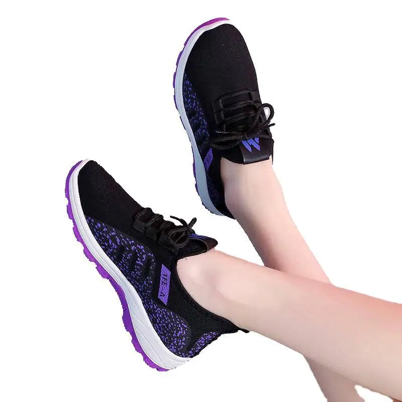

2021 Women cloth shoes casual wear-resistant non-slip student shoes mother sports shoes casual shoes