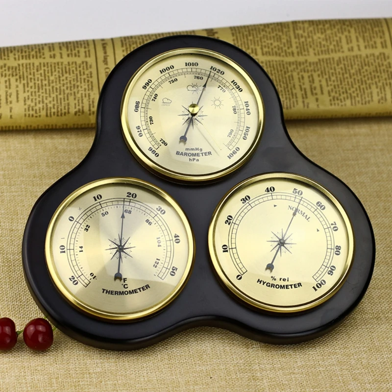 

Traditional Weather Station, Barometer with Thermometer and Hygrometer No Batter