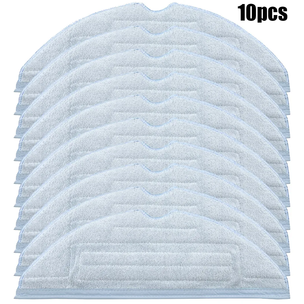 

4/10pcs Washable & Reusable Mop Cloth Replacement For T7 T7plus S7 Robotic Vacuum Cleaner Cleaning Tool Kit For Drop Shipping