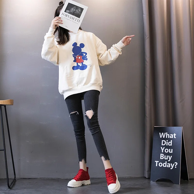 Высокие женские кожаные кроссовки для бега новинка весны 2019 модные повседневные