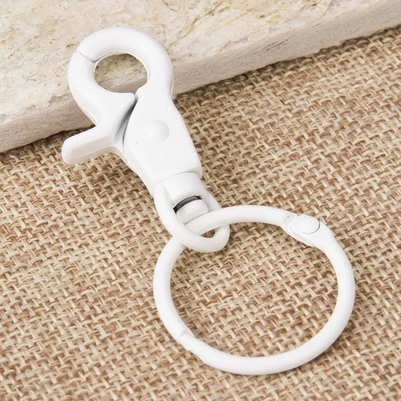 

Colorful Small Hanging Buckle Color Key Ring Pendant Creative Key Chain Metal Keychains
