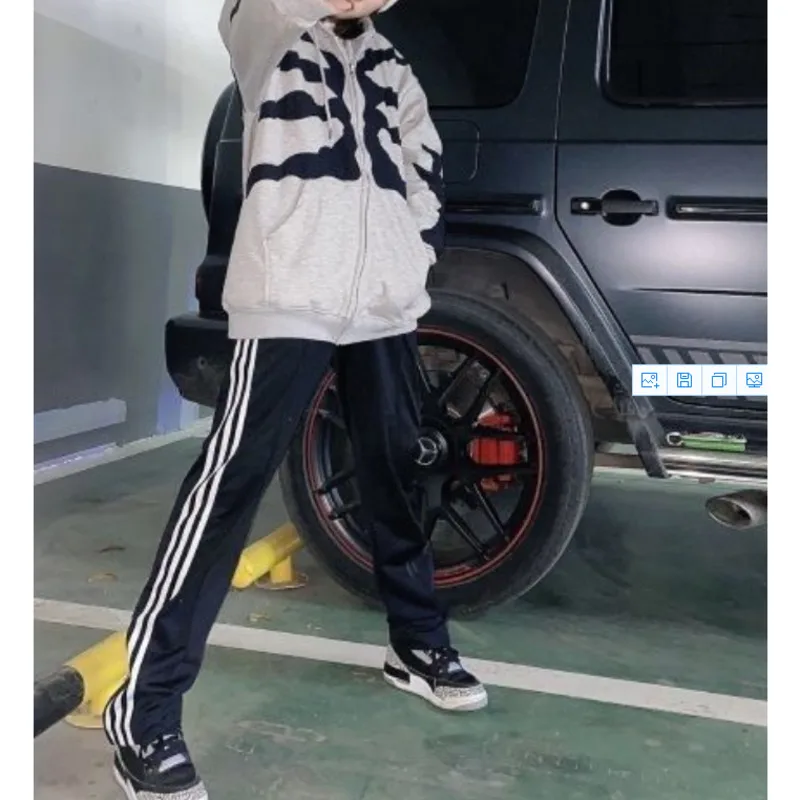 

Long Sleeved Zip-up Printing Hoodies Cardigan Harajuku Loose Pocket Design Casual Sweatshirts Women 2021 Spring Autumn Outwear