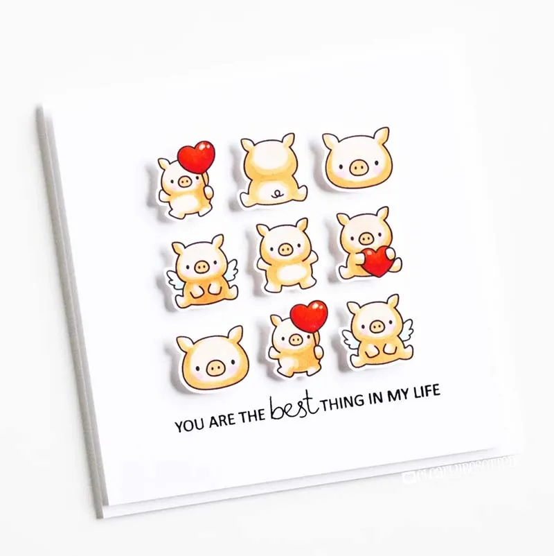 С надписью Love металлический Трафаретный вырубной штамп и прозрачные наклейки