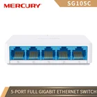 Высокоскоростной гигабитный сетевой мини-коммутатор Mercury SG105C с 5 портами, RJ45, 1000 Мбитс, сетевой коммутатор с быстрым Ethernet, разветвитель концентратора