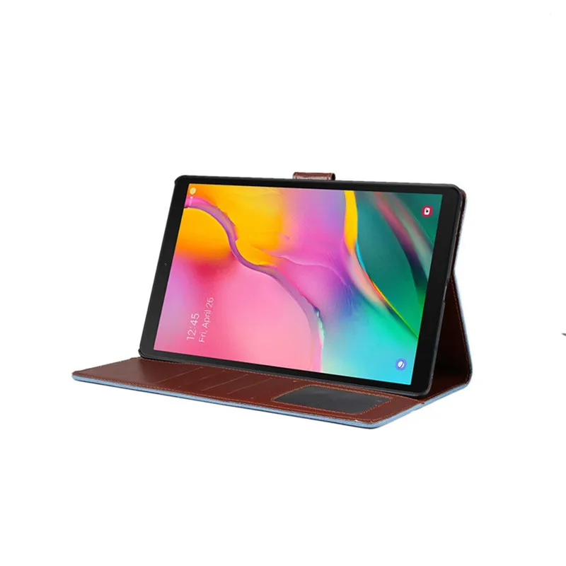 Для samsung Galaxy Tab A 10 1 дюймов (2019) SM T510 T515 роскошный джинсовый плоский чехол для