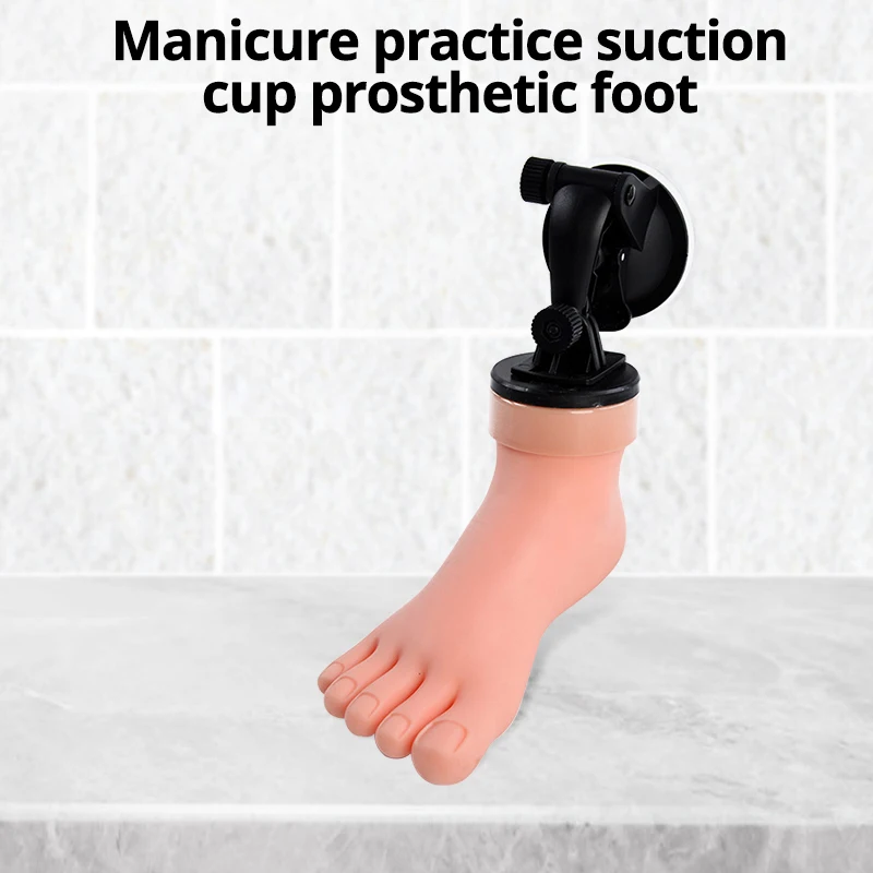 Гибкий пластиковый манекен для ног с ногтями Мягкая Практика педикюр обучение