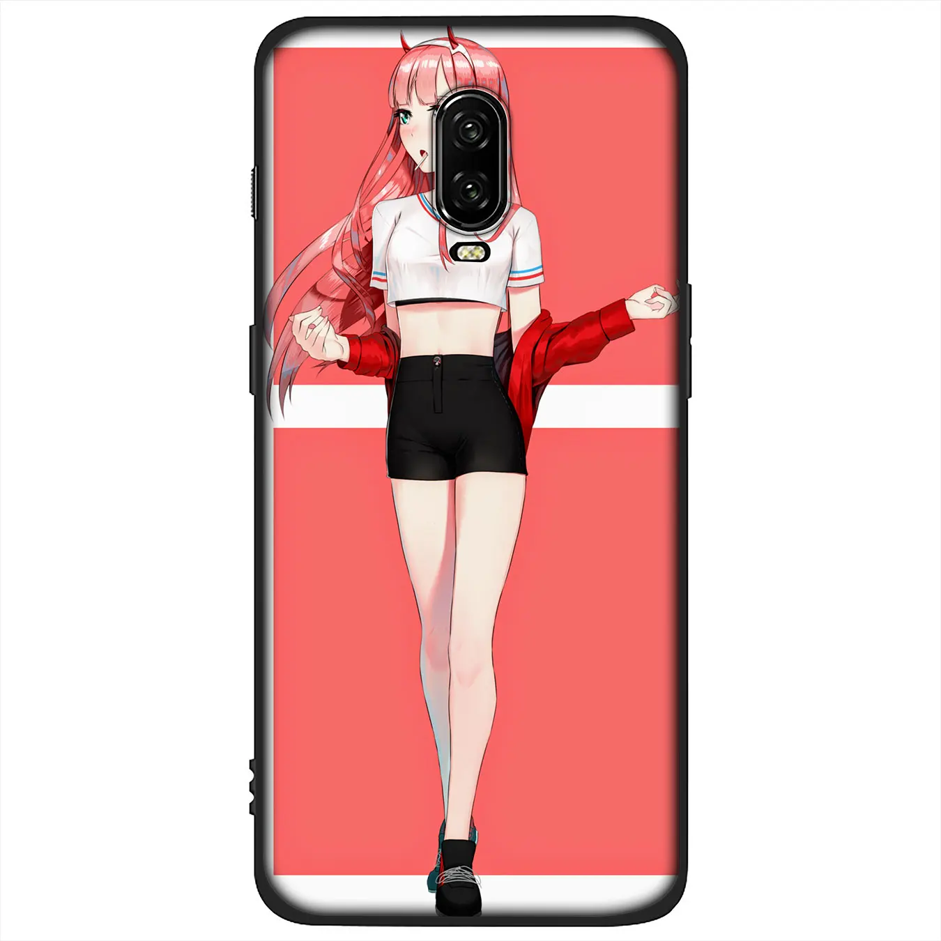 IYICAO Darling in the FranXX аниме Мягкий Силиконовый ТПУ черный чехол для телефона OnePlus 7T 7 Pro
