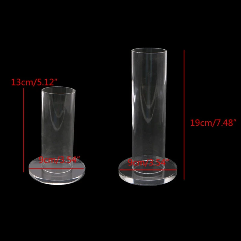 

Acrylic Scrunchie Holder Stand Clear Jewelry Organizer Velvet Hairband Bracelet Watch Display Stand Hair Scrunchy Holder Rack