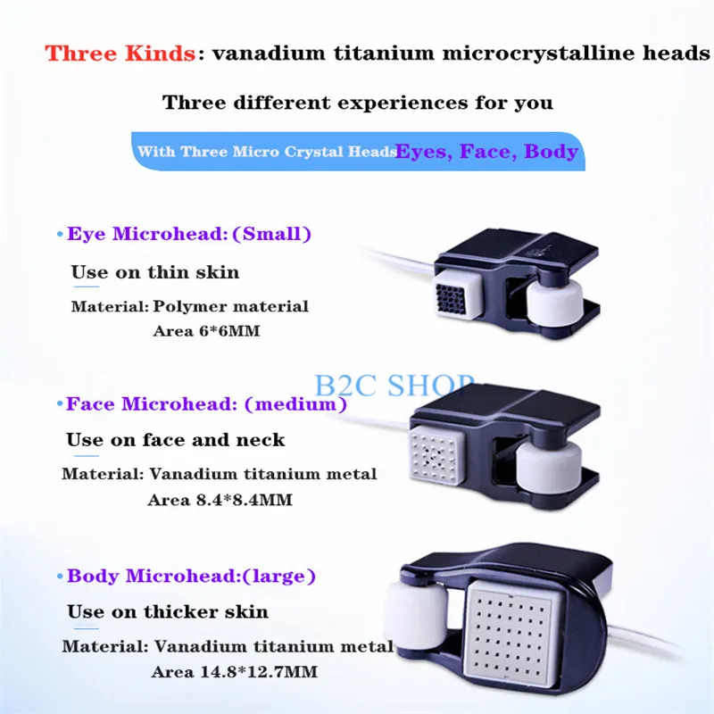 Ванадиевый титановый радиочастотный мезотерапевтический пистолет для лифтинга
