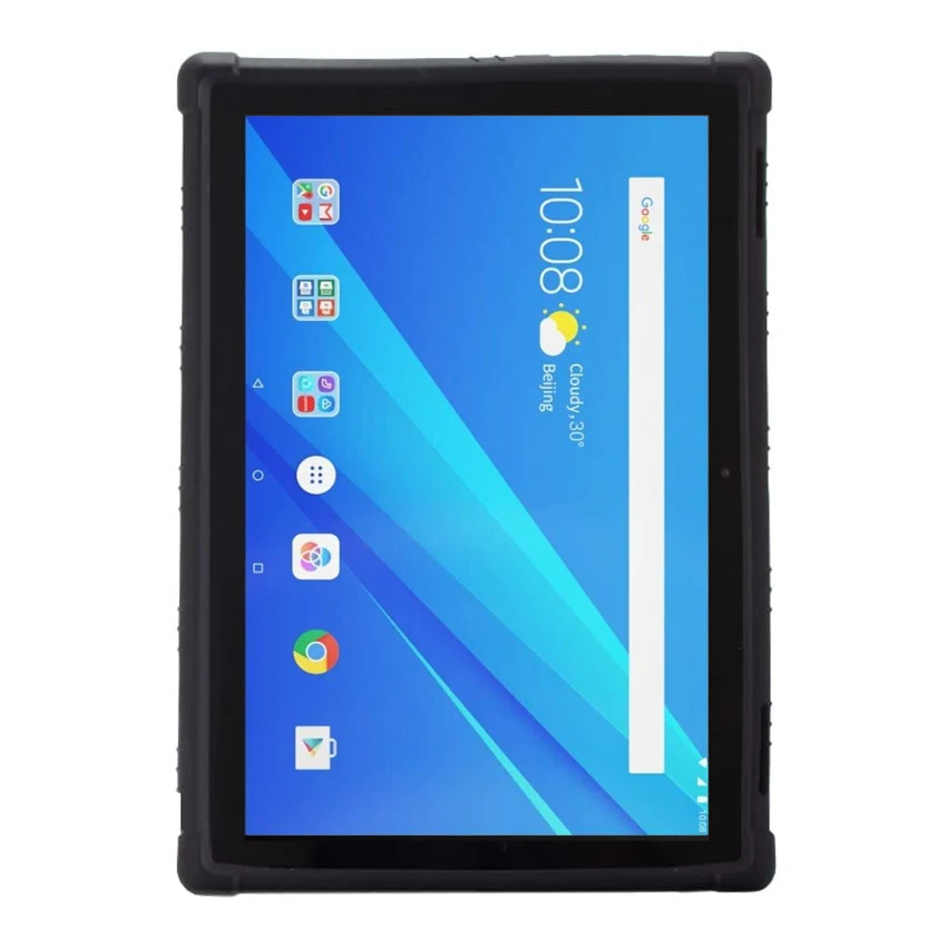

Rugged Silicone Case For Lenovo Tab 4 10 Plus TB-X704F/V/L/Y/A Shockproof Stand Protection Cover For Tab4 10 TB-X304F/N Tablet