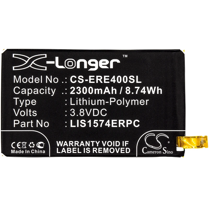 Обновленная батарея Cameron Sino для sony Ericsson 1288-1798 E2105 E2114 E2115 E2124 Xperia A2 2300 mAh/8.74Wh |