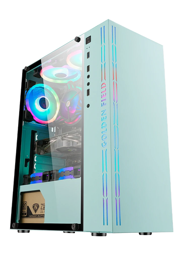 

Чехол для компьютера из закаленного стекла, с водяным охлаждением