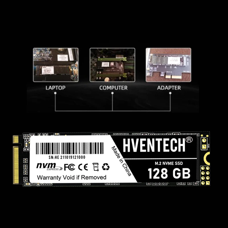 HVENTECH SSD M.2 256 Гб PCIe NVME 128 ГБ 512 ТБ твердотельный диск 2280 внутренний жесткий hdd для