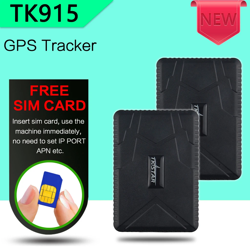 TKSTAR сильный магнит GSM Автомобильный GPS Трекер локатор 10000 мАч в режиме ожидания