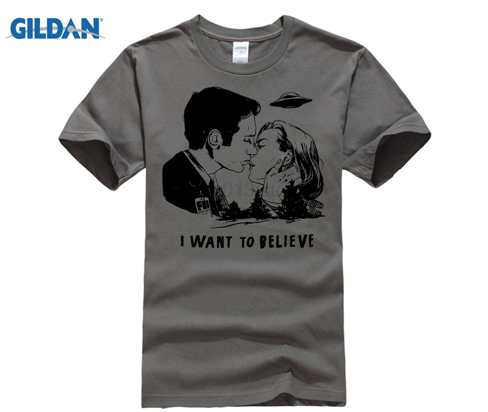 X-FILES футболка мужская мода Mulder &amp Scully я хочу поверить Футболка хлопковая хип хоп