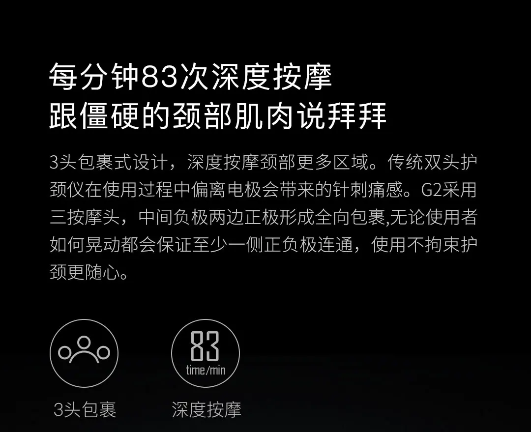 Xiaomi Mijia Jeeback шейный массажер G2 TENS импульсный массажер для спины и шеи с дальним инфракрасным нагревом уход Расслабление работа с приложением Mijia