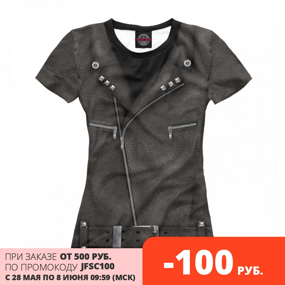 Женская футболка Байкерская куртка|Футболки| |