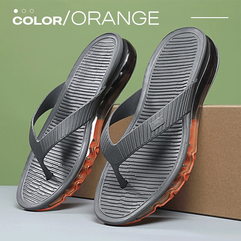 Шлепанцы мужские с воздушной подушкой пляжные сандалии дизайнерские