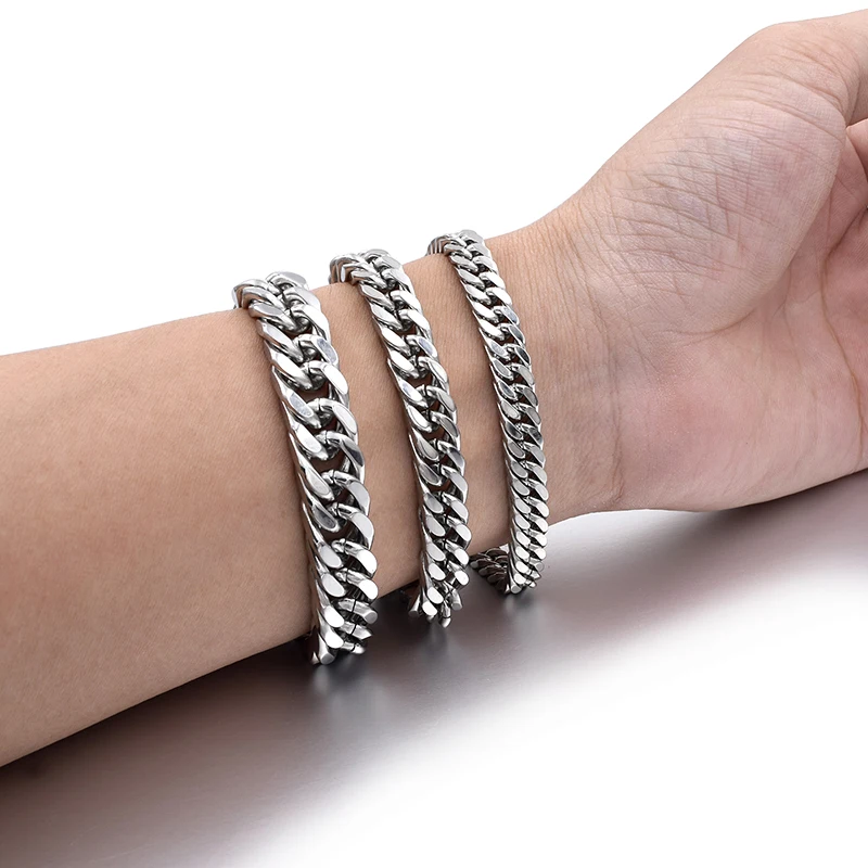 Ювелирные изделия из нержавеющей стали ручная цепочка мужские браслеты с