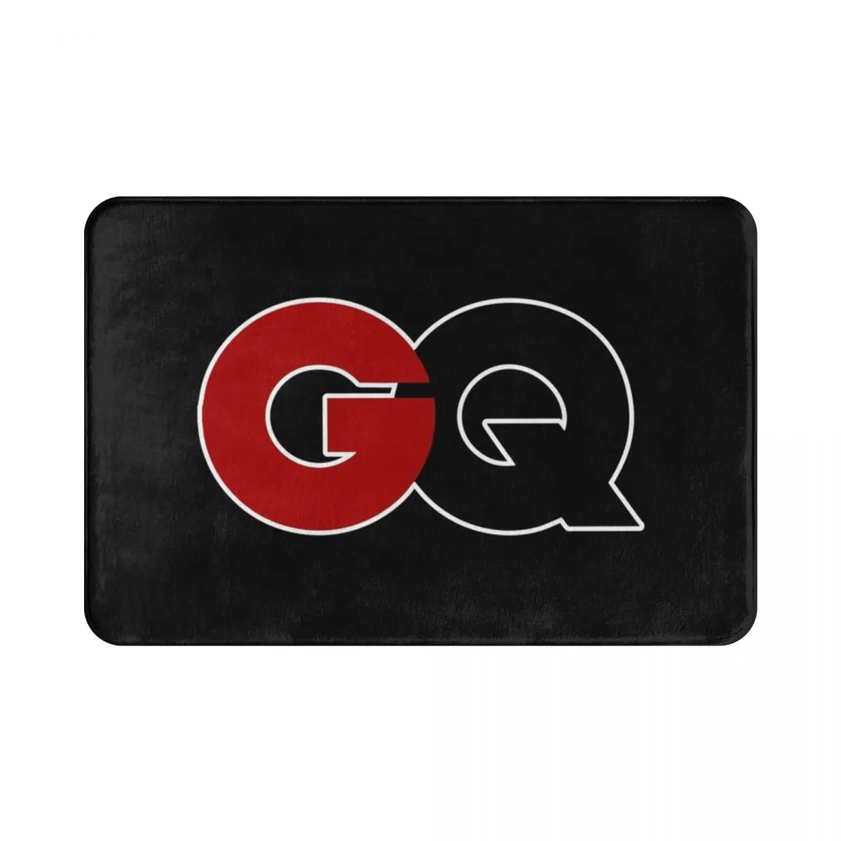 Простой коврик с логотипом GQ для ног ванной нескользящий туалета балкона