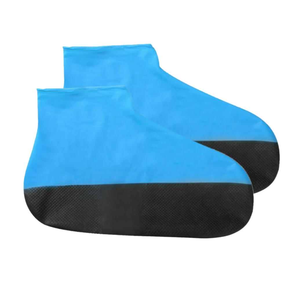 

1Pair Elastic Accessories Cycling Emulsion Foot Wear Thick Sole Reusable Shoe Cover Anti Rain Travel Waterproof Outdoor Portable