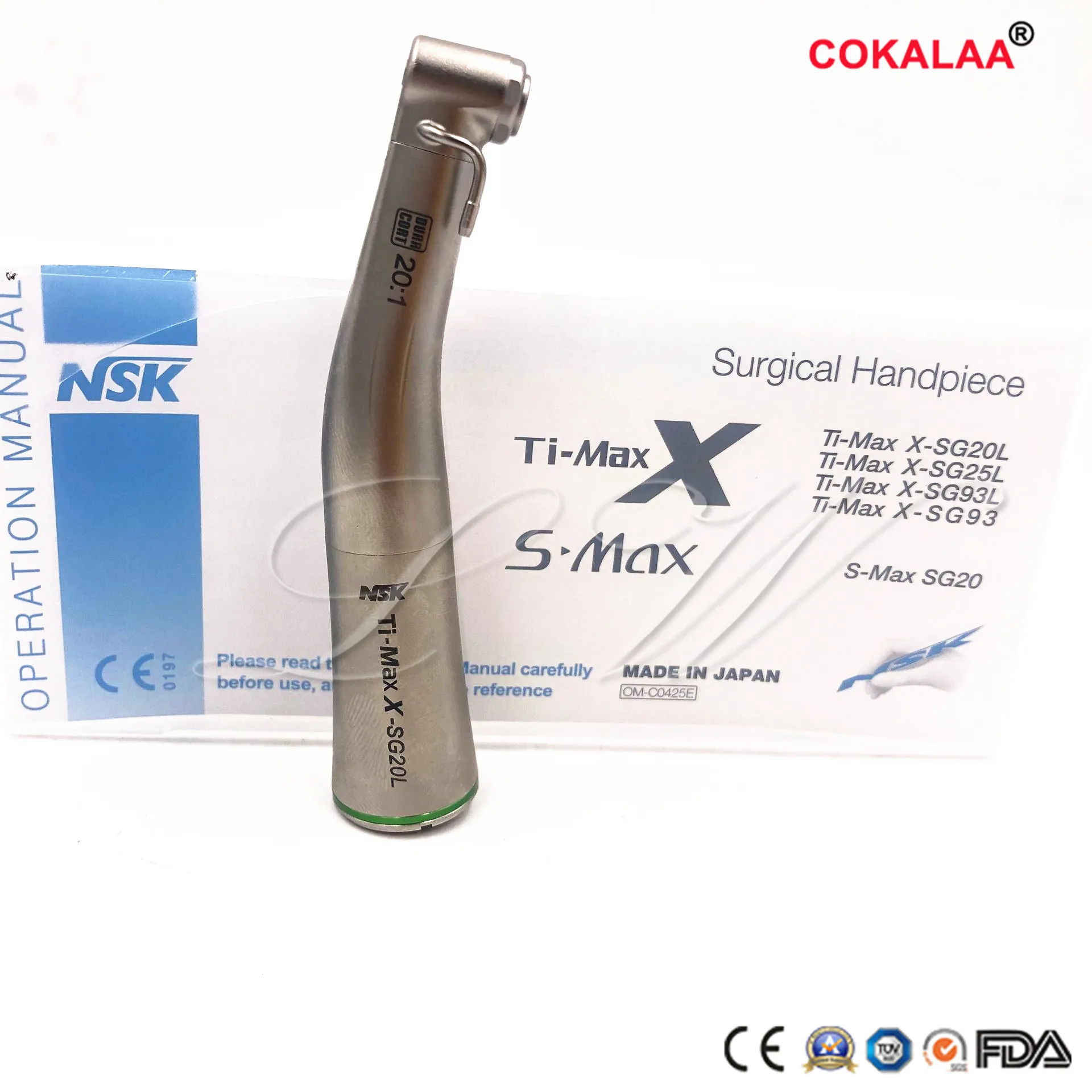 Ti Max стиль стоматологический волоконно оптический контр угол прямой