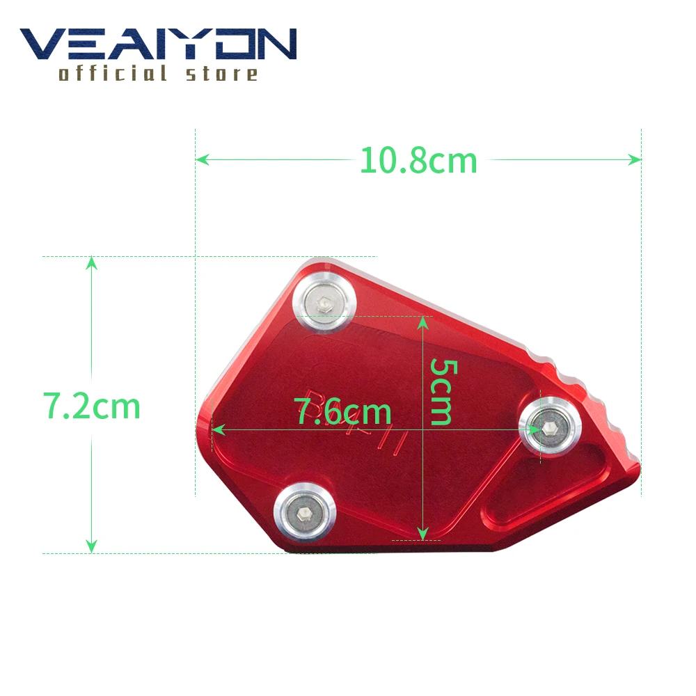 

Motorcycle Accessories For BMW R1200GS R 1200GS 2008 2009 2010 2011 2012 R1200 GS ADV CNC Side Stand Enlarge Kickstand Extension