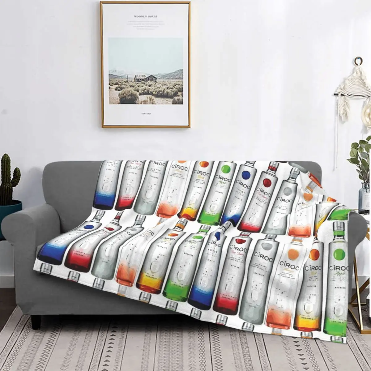 

Ciroc Throw Blanket Warm Blanket Blankets Bed Decorative Carpet Prayer Islam Covers Bed Winter Furry Blanket Car