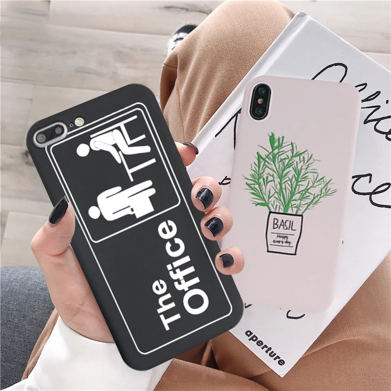 tv series the office soft silicone candy color cover cell phone case for iphone 12 x 11 pro xr xs max 6 7 8 plus 13 soft cover free global shipping
