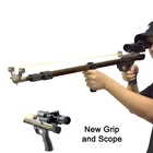 Женский длинный стержень может стрелять в рыбу с прицелом, наружное охотничье оборудование, Рогатка с большим радиусом действия