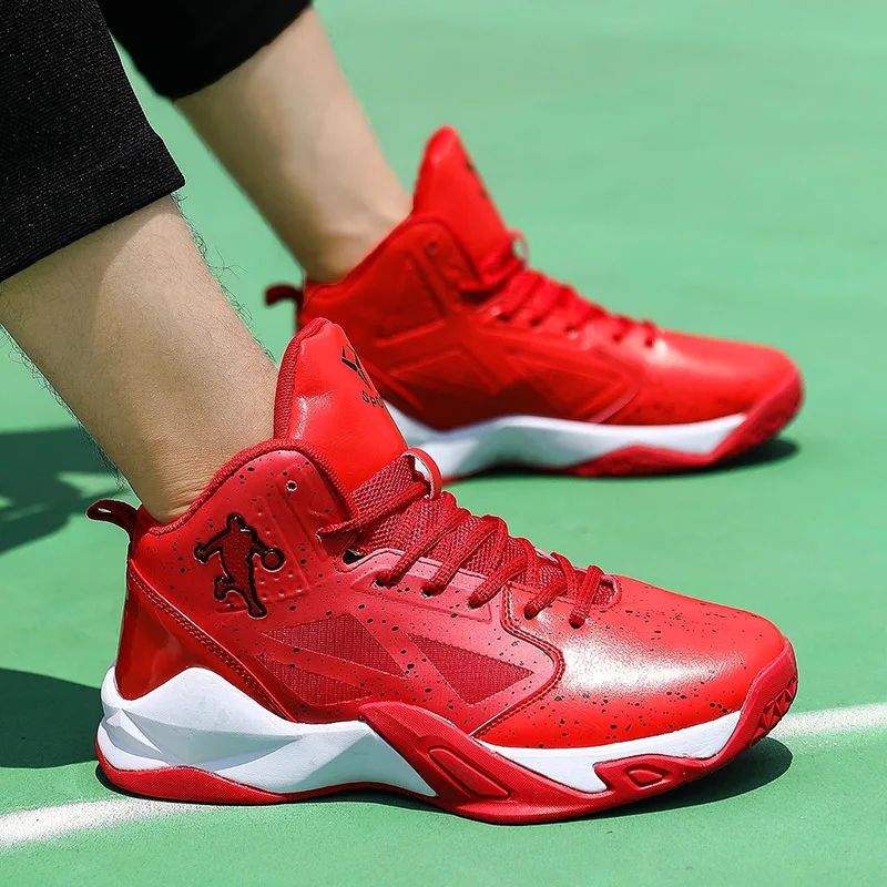 

Youth Basketball Shoes Breathable Cushioning Non-Slip Wearable Sports Shoes Gym Training Athletic Basketball Sneakers for Women