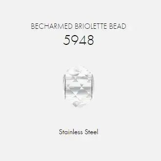 Crystal Кристалл от Swarovski 5948 BeCharmed Briolette Бусы Австрийские свободные бусы из горного хрусталя для браслета ожерелье большое отверстие - Цвет: Crystal